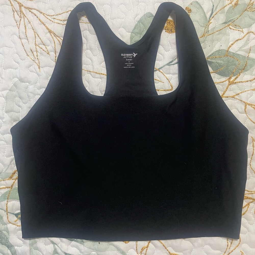 Old Navy Midnight Black Sports Bra